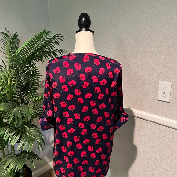 41 Hawthorn Navy Floral Blouse - Picture 4 of 4